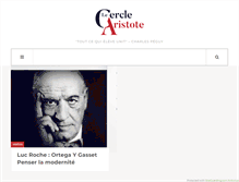 Tablet Screenshot of cerclearistote.com